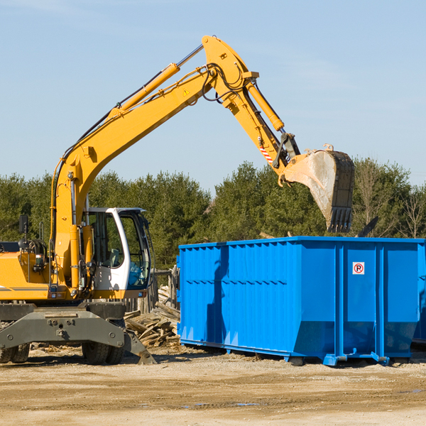 are there any restrictions on where a residential dumpster can be placed in Mcclellan California